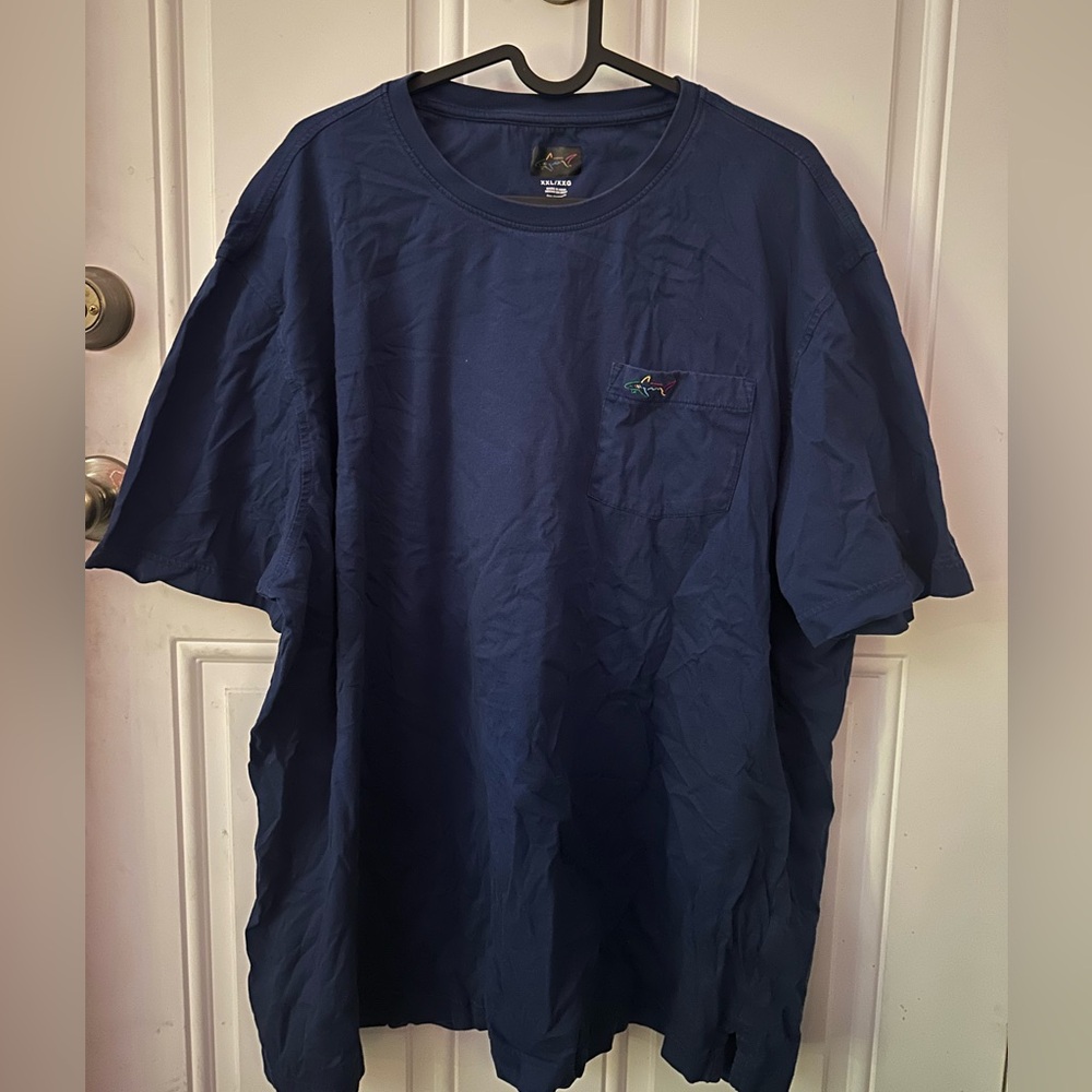 Blue Greg Norman tee